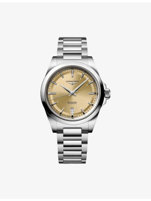 L3.720.4.62.6 Conquest 38mm Stainless-Steel Automatic Watch