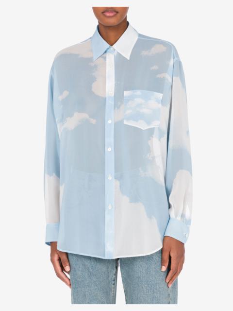 SHIRT IN GEORGETTE ""IN THE CLOUD""