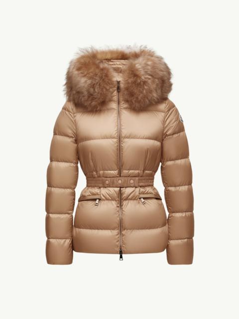 Boed Hooded Shearling-Trimmed Short Down Jacket