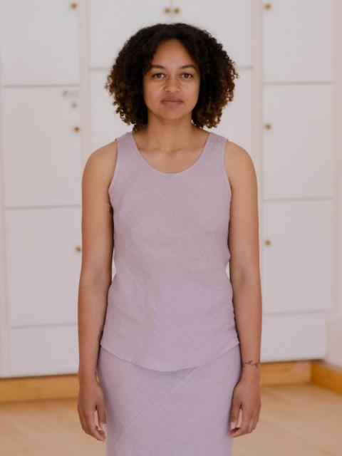 Larva Top - Fine Linen