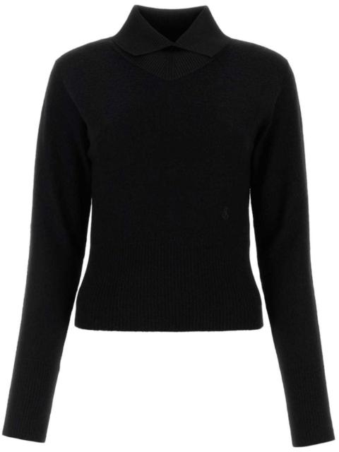 roll neck long-sleeve sweater
