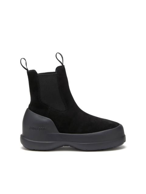Luna logo-print boots