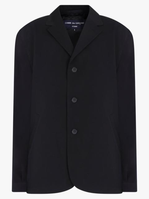 WOOL GABARDINE BLAZER | BLACK