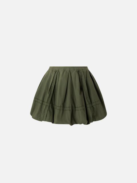 MINI BALLOON SKIRT IN COTTON CANVAS