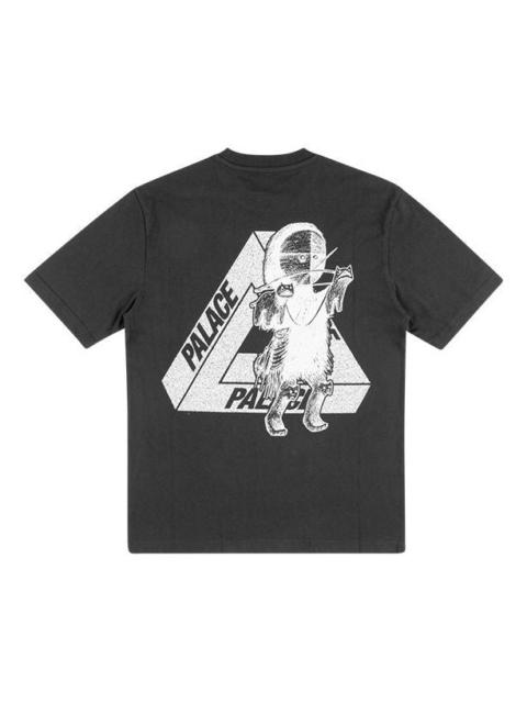PALACE U Figure Black Back Printing Short Sleeve Unisex P17TS104