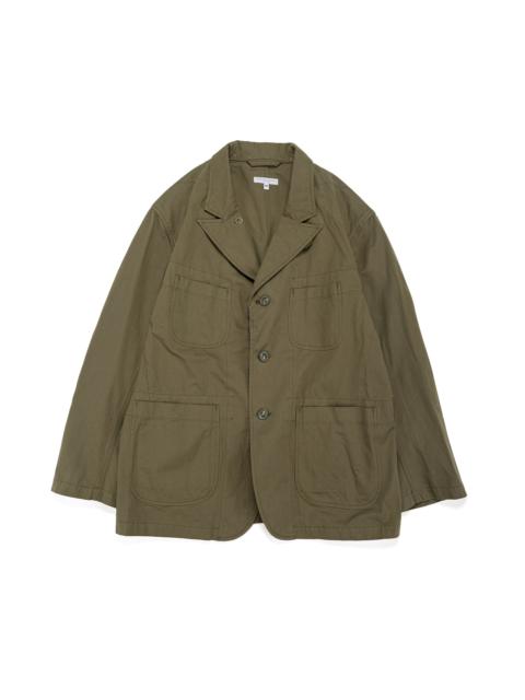 Bedford Jacket Olive Cotton Sanded Cloth