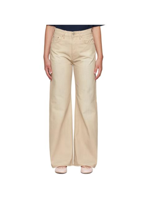 Beige 2021F Regular Fit Jeans