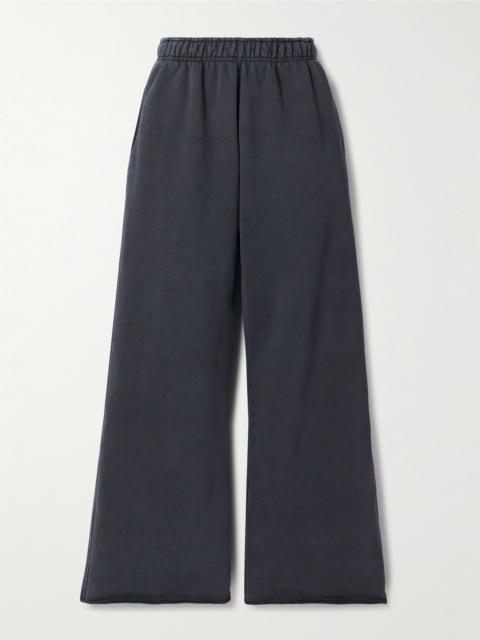 Cotton-jersey track pants Black