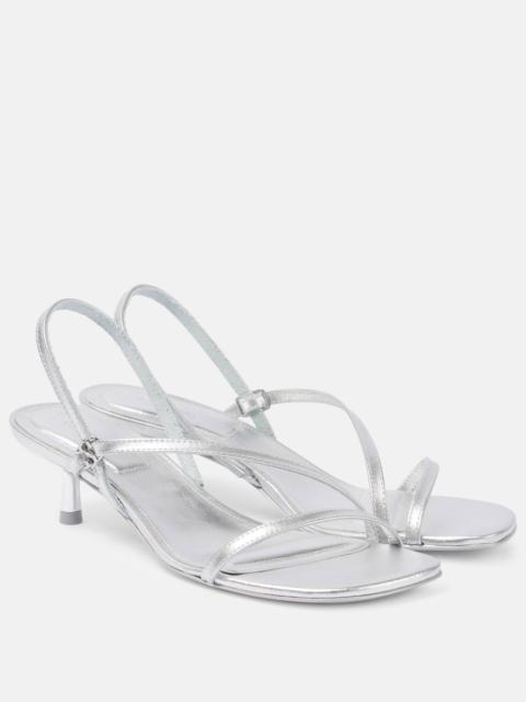 Cedonia leather slingback sandals