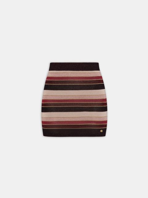WOMEN'S MA STRIPED SKIRT