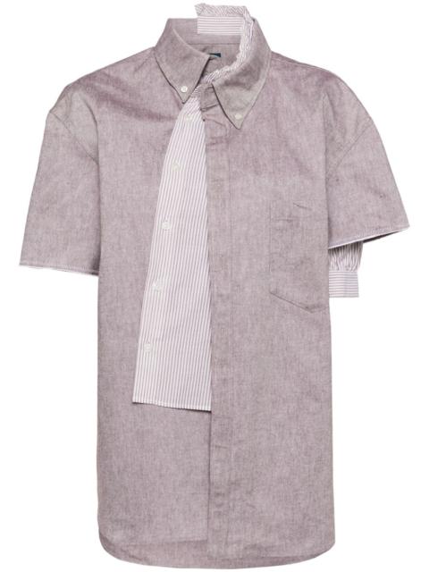 asymmetric design shirt