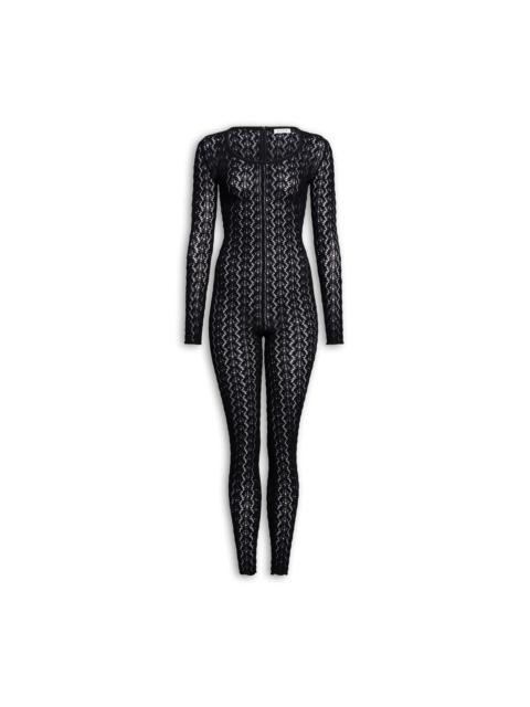 STRETCH LACE CATSUIT