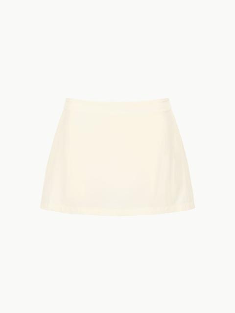 STAUD GUIDE SKIRT IVORY