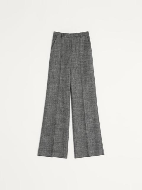 WOOL MOULINÉ PANTS