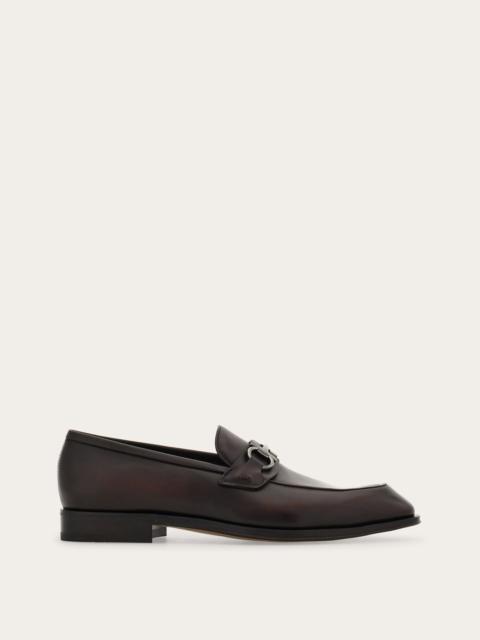 Loafer with Gancini buckle