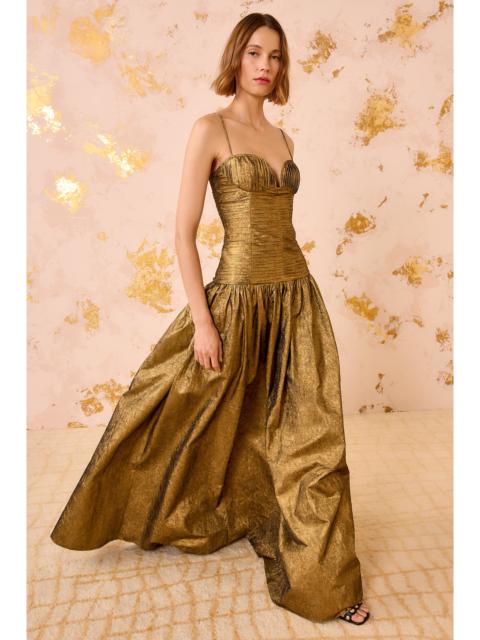 Manet Gown with Gathered Seams