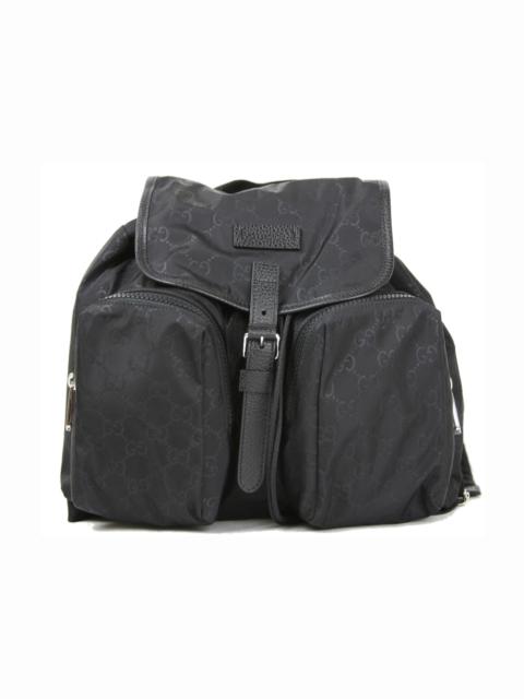 Gucci Backpack GG Nylon Medium Black