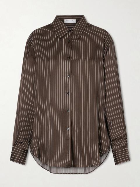Peri Striped Satin Shirt