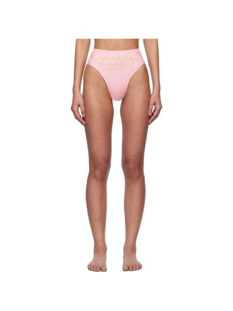 Pink Graphic Bikini Bottom