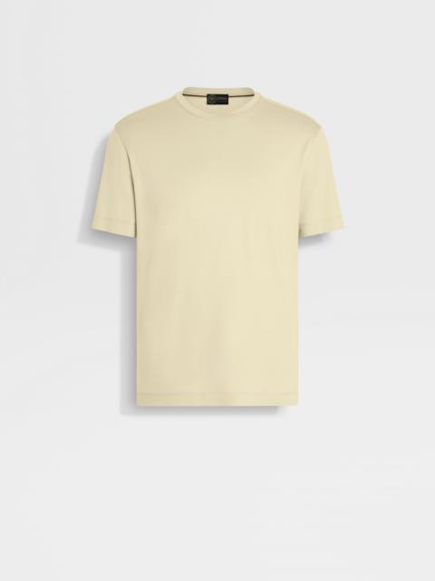 PASTEL YELLOW VELLUS AUREUM T-SHIRT