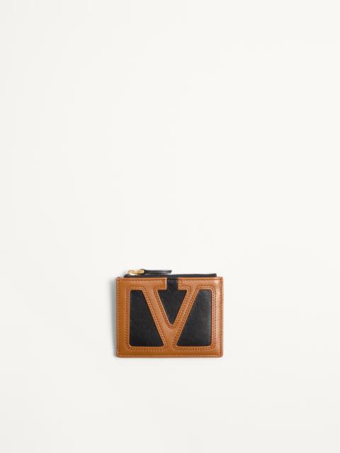 VALENTINO GARAVANI VIVA SUPERSTAR NAPPA LEATHER CARDHOLDER