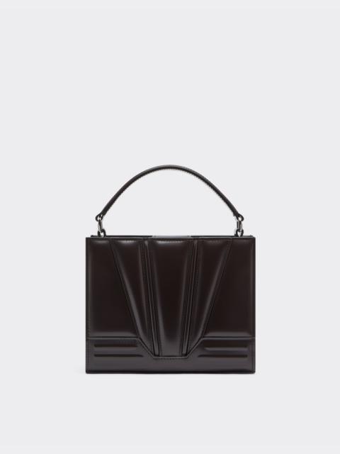 Ferrari GT micro brushed leather tote bag