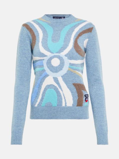 x Fusalp intarsia wool sweater