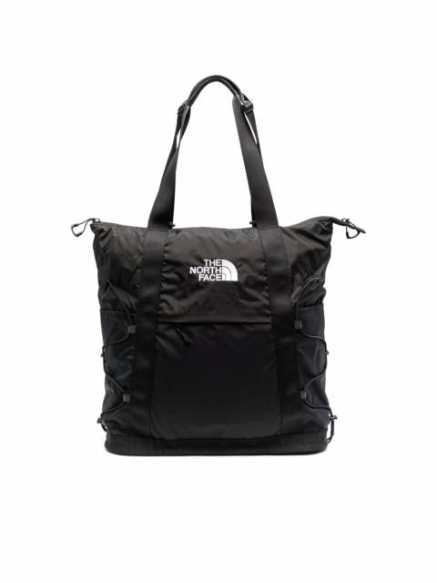 Borealis logo-embroidered tote bag