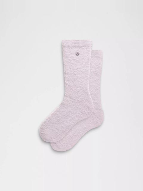 Unisex Fuzzy Crew Socks