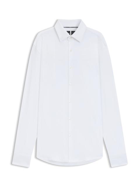 SLIM-FIT SHIRT IN BRUSHED STRETCH FLANNEL