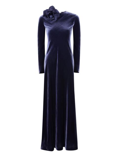 NATURA VELVET BIAS SLIP DRESS