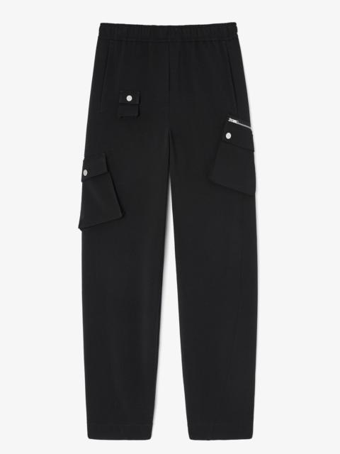 BLACK TWILL SUITING PANTS