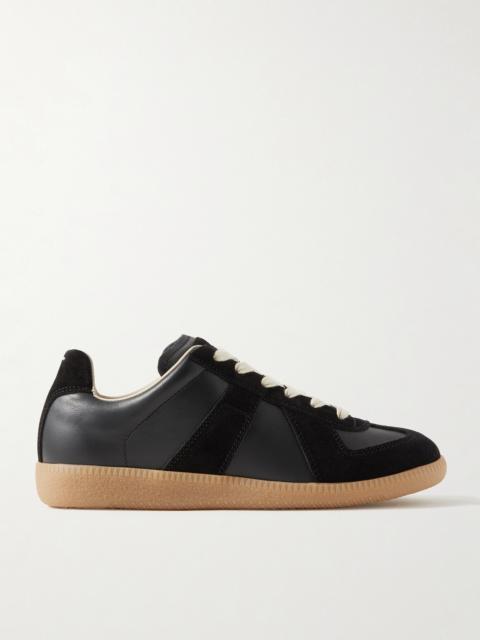 Replica Suede And Leather Sneakers