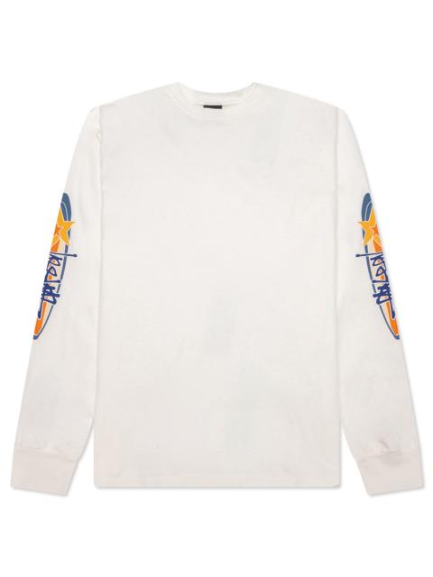 TWO STAR PIGMENT DYED L/S TEE - NATURAL
