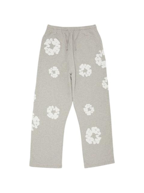 Wreath open-hem track pants