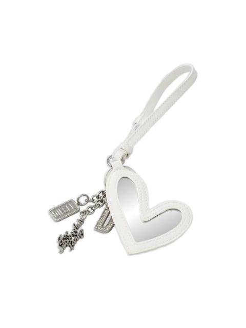 heart-charm keyring