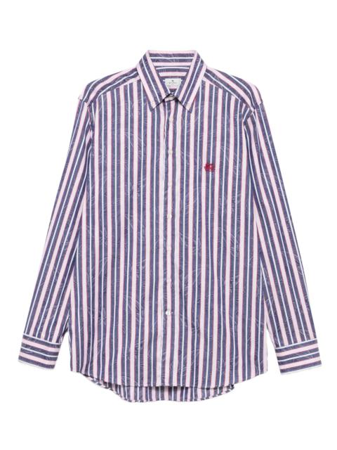 Etro Striped Floral Shirt