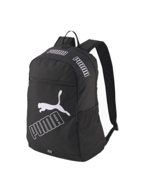 PUMA Phase Backpack II 'Black White' 077295-01