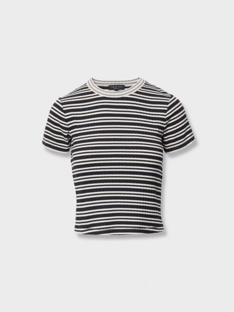 Luca Contrast Striped Tee