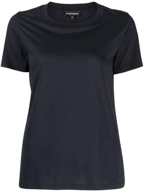 round-neck cotton T-shirt