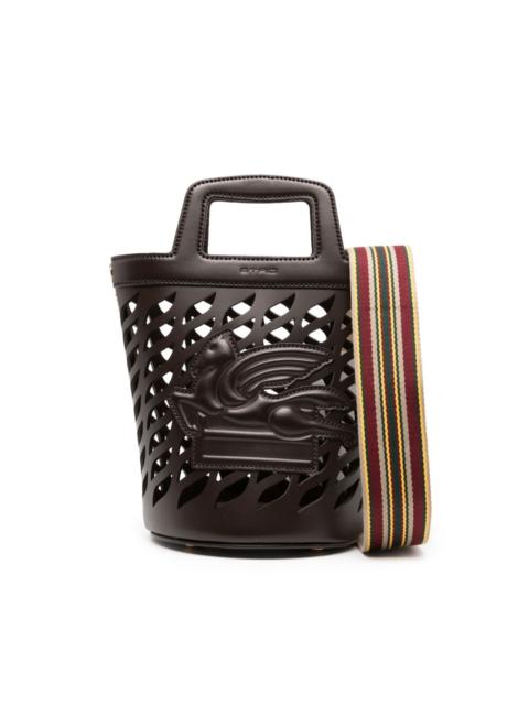 Coffa leather bucket bag