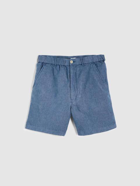 Pull-On Shorts in Linen