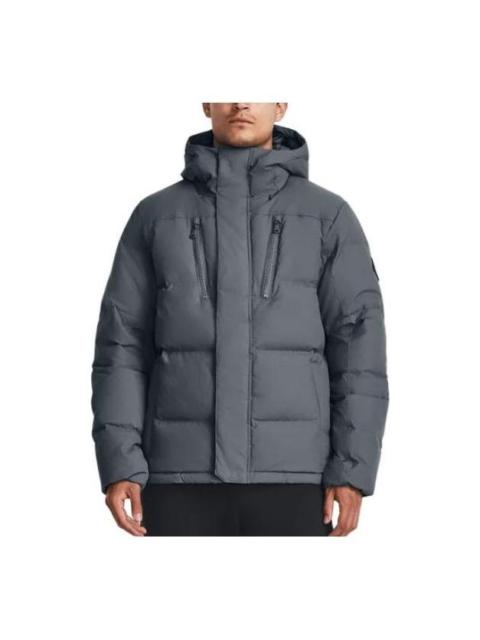 Under Armour ColdGear Infrared Down Crinkle Jacket 'Pitch Grey' 1378830-002