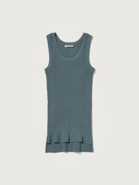 COTTON HIGH GAUGE RIB KNIT TANK