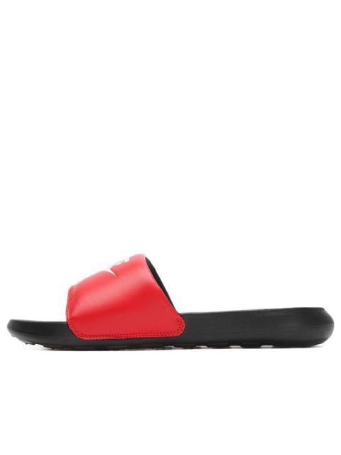 Nike Victori One Slide Mix Cozy Non-Slip Sports Black Red Sandals 'Red Black' DD0234-600