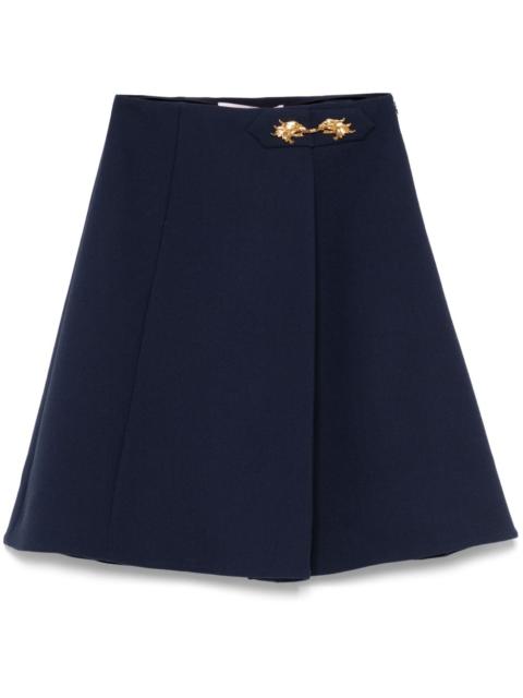 pleat-detailed mini skirt