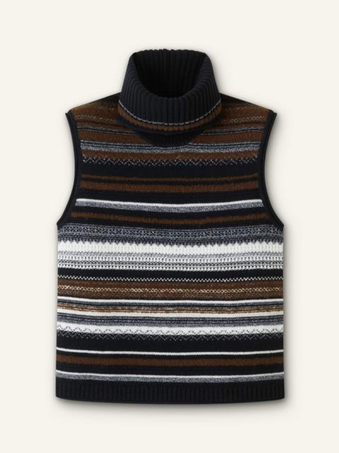 Textured Vest + Snood