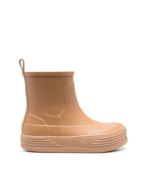 Palm Angels Boys Boots In Brown