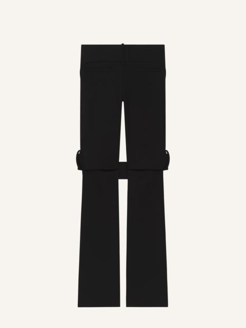 STRAP BOOTCUT PANTS