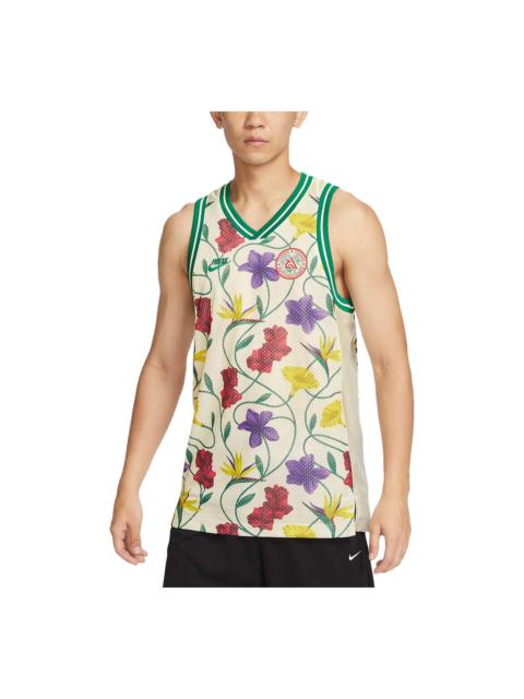 Nike Freak Ginnis Dna Dri-Fit All Over Print Floral Jersey 'Beige' FB7026-110